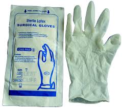 sterile latex sugical pre powder 6.5